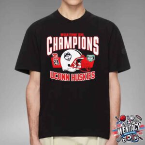 Uconn Huskies NCAA 2024 Wasabi Fenway Bowl Champion Unisex T-Shirt