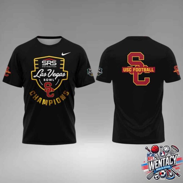 USC Trojans Las Vegas Bowl Champions NCAA Two Sides All Over Print Shirt