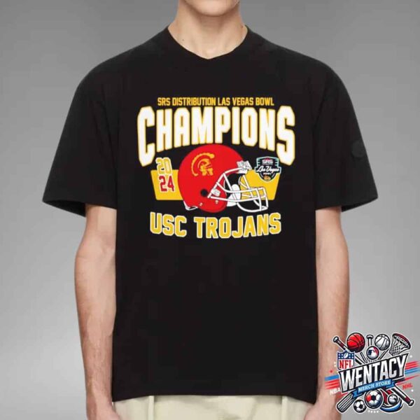 USC Trojans NCAA Srs Distribution Las Vegas Bowl Champions 2024 At Allegiant Stadium In Las Vegas Nv Unisex T-Shirt