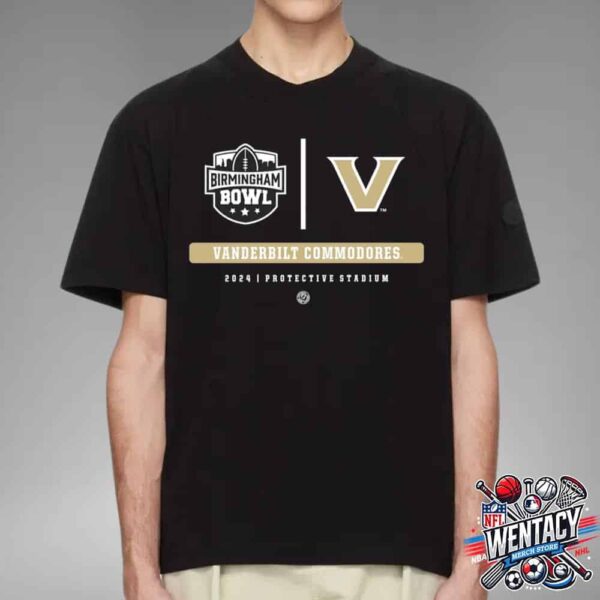 Vanderbilt Commodores Birmingham Bowl NCAA 2024 On Dec 27 In Birmingham Al Unisex T-Shirt