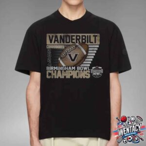 Vanderbilt Commodores NCAA Birmingham Bowl Champions On Dec 27 2024 In Birmingham Al Unisex T-Shirt