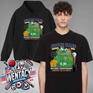 2025 College Football Playoff National Championship Notre Dame Fighting Irish January 20 2025 Atlanta GA At Mercedes-Benz Stadium Helmet Mascot Unisex T-Shirt Hoodie