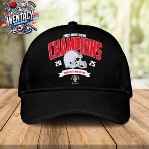 2025 Rose Bowl Game Champions Ohio State Buckeyes Classic Hat-Cap