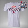 2025 Taxslayer Gator Bowl Ole Miss Rebels Champions Score 52-20 Unisex T-Shirt