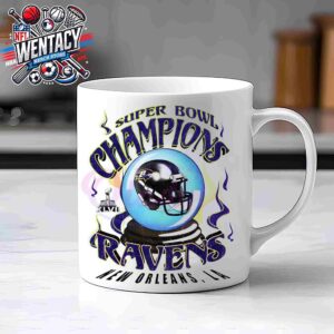 Baltimore Ravens Super Bowl Champions XlVII In New Orleans LA Souvenir Ceramic Mug