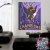 Los Angeles Rams The Champions Of NFC West Champions NFL Playoffs 2024-2025 Merch By CornDoggyLoL Poster