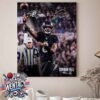 Baltimore Ravens 2024 NFL AFC North Division Champions Home Decor Poster Canvas