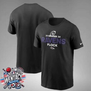 Baltimore Ravens X Nike Logo 2024 NFL Playoffs Unisex T-Shirt