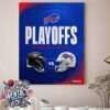 Buffalo Bills NFL Playoffs Wildcard 2024-25 Next Stop The AFC Divisional Round Home Decor Poster Canvas