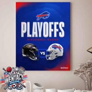 Buffalo Bills Vs Baltimore Ravens NFL AFC Divisional Playoffs On Jan 19 2025 Home Decor Poster Canvas