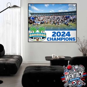 Buffalo Bulls Bahamas Bowl 2025 Champions Unstoppable Football Merch Home Decor Poster Canvas