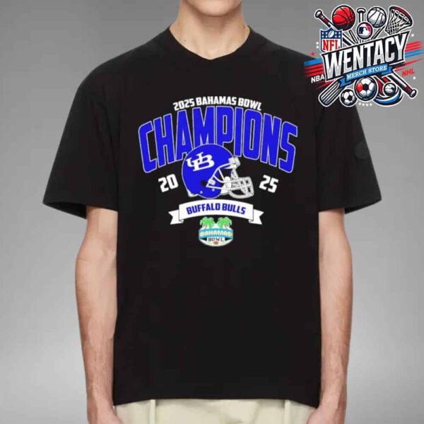 Buffalo Bulls Bahamas Bowl 2025 Champions Unstoppable Football Spirit Merch Unisex T-Shirt