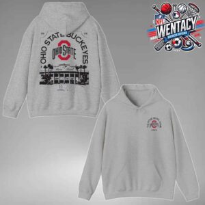 CFP Ohio State Buckeyes Rose Bowl Game 2025 Champions Two Sides Unisex Hoodie T-Shirt