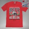 CFP Ohio State Buckeyes Rose Bowl Game 2025 Champions Two Sides Unisex Hoodie T-Shirt