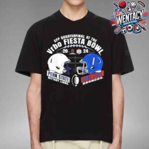 CFP Quarterfinal At The Vrbo Fiesta Bowl Penn State Nittany Lions Vs Boise State Broncos 2024 NCAA Unisex T-Shirt