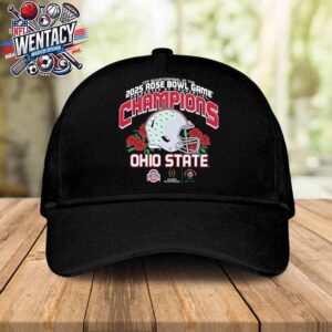 CFP Quaterfinal At The 2025 Rose Bowl Game Presented By Prudential Champions Ohio State Buckeyes Classic Hat-Cap