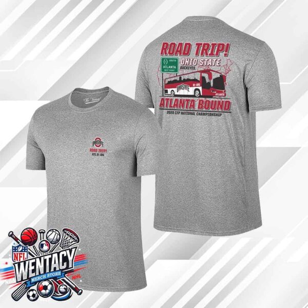 College Football Playoff 2025 National Championship Retro Brands Ohio State Road Trip Two Sides Unisex T-Shirt