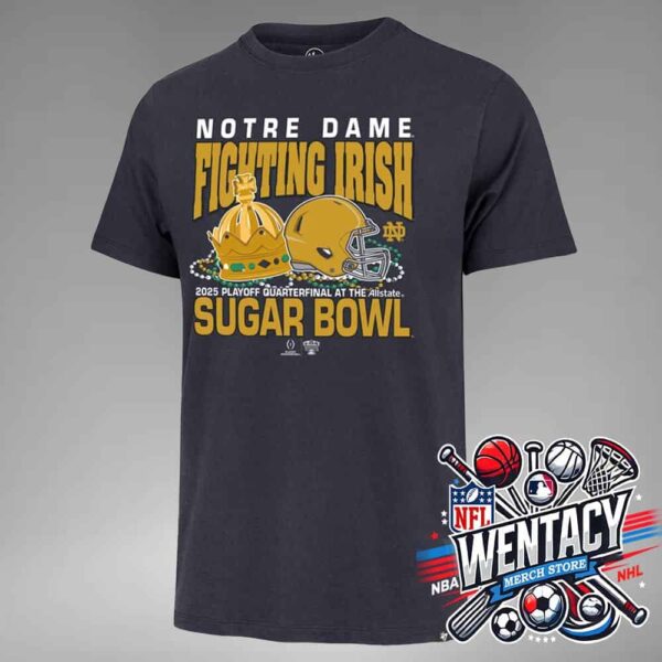 College Football Playoff Notre Dame Fighting Irish 2025 Allstate Sugar Bowl Unisex T-Shirt