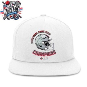 College Football Playoff Ohio State Buckeyes Rose Bowl Game Champions 2025 Classic Hat-Cap Snapback