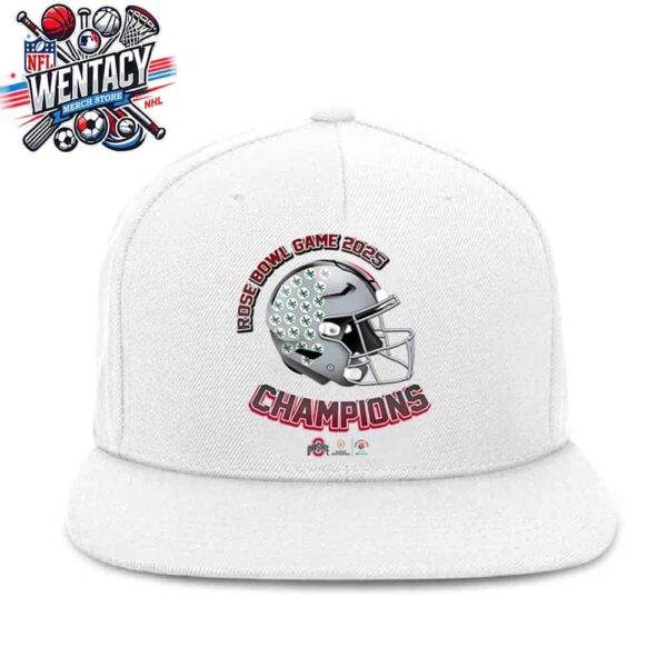 College Football Playoff Ohio State Buckeyes Rose Bowl Game Champions 2025 Classic Hat-Cap Snapback