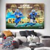 Philadelphia Eagles 2024 NFC East Division Champions Home Decor Poster Canvas