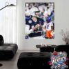 Tyrone Tracy Jr New York Giants NFL 2024 1000 Yards Of Offense Home Decor Poster Canvas