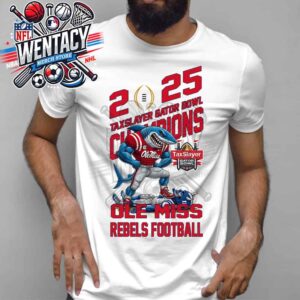 Duke Blue Devils Defeat Ole Miss Rebels Mascot 2025 Taxslayer Gator Bowl Champions NCAA Bowl Games Season 2024-2025 Unisex T-Shirt