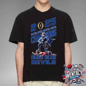 Duke Blue Devils Defeat Ole Miss Rebels Taxslayer Gator Bowl Ncaaf Season 2024-2025 CFP Quarterfinal Unisex T-Shirt