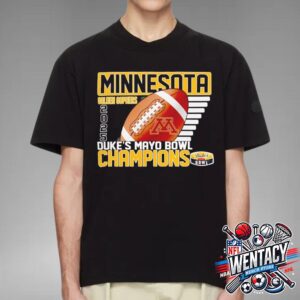 Duke’s Mayo Bowl Champions Minnesota Golden Gophers 2025 On January 3rd 2025 In Charlotte NC Unisex T-Shirt