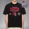 Rose Bowl Game Presented By Prudential CFP Quarterfinal 2025 Champions Ohio State Buckeyes Unisex T-Shirt