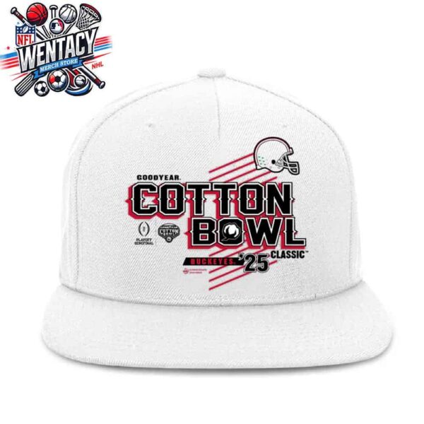 Good Year Cotton Bowl Classic 2025 CFP Semifinal Ohio State Buckeyes On January 10 2025 In Arlington Texas Classic Hat-Cap Snapback