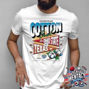 Good Year Cotton Bowl Classic CFP Semifinal Ohio State Buckeyes Vs Texas Longhorns Matchup On January 10 2025 In Arlington Texas Unisex T-Shirt