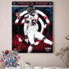 Jayden Daniels Washington Commanders NFL First Rookie QB In History To Finish 3 Games With Zero Turnovers Zero Punts Home Decor Poster Canvas