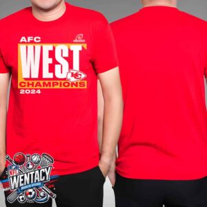 Kansas City Chiefs 2024 NFL AFC West Division Champions Big And Tall Conquer All Unisex T-Shirt