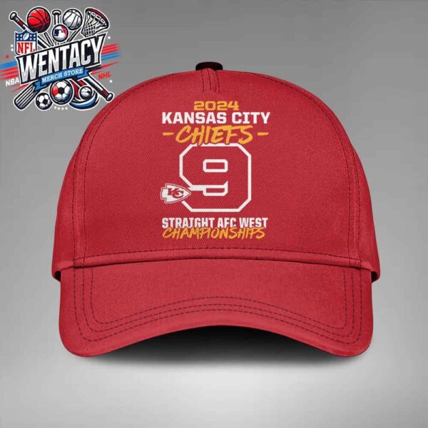 Kansas City Chiefs NFL Nine-Straight AFC West Division Champions Classic Hat-Cap