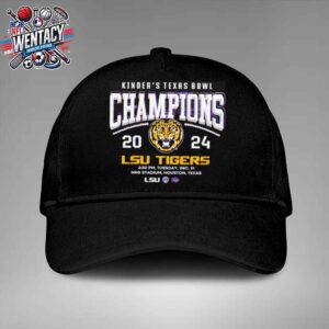 LSU Tigers 2024 Kinder’s Texas Bowl Champions 2024-2025 On Tuesday Dec 31 At NRG Stadium Houston Texas Classic Hat-Cap