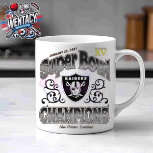 Las Vegas Raiders Super Bowl XV Champion New Orleans Louisiana On January 25 1981 Souvenir Ceramic Mug