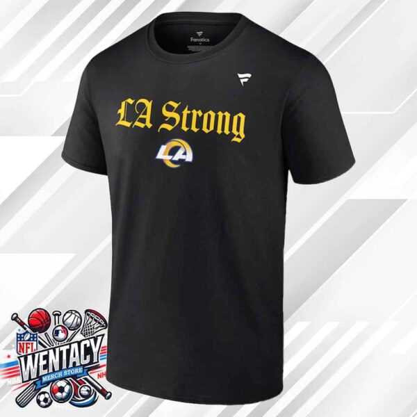 Los Angeles Rams NFL Logo LA Strong Unisex T-Shirt