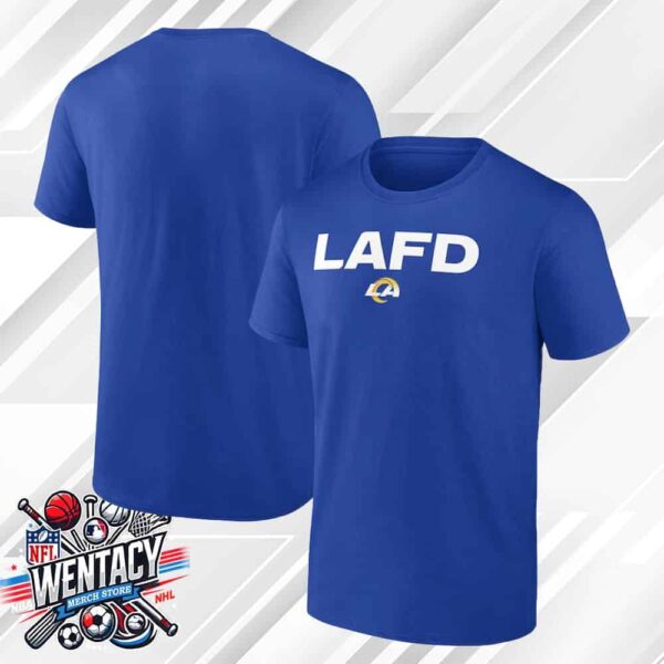 Los Angeles Rams NFL Logo LAFD Unisex T-Shirt