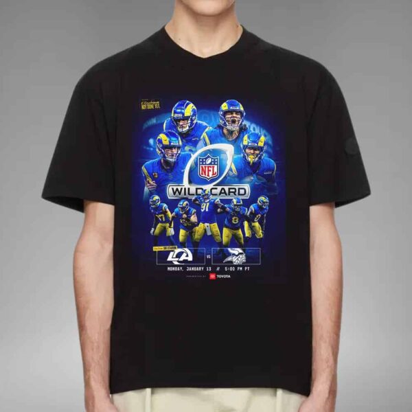 Los Angeles Rams NFL Wild Card 2025 On Monday January 13 At Sofi Stadium Unisex T-Shirt