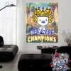 Baltimore Ravens The King Of AFC North Champions NFL Playoffs 2024-2025 Merch By CornDoggyLoL Poster