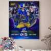 Philadelphia Eagles Vs Green Bay Packers NFL NFC Wild-Card 2025 On January 12 Home Decor Poster Canvas