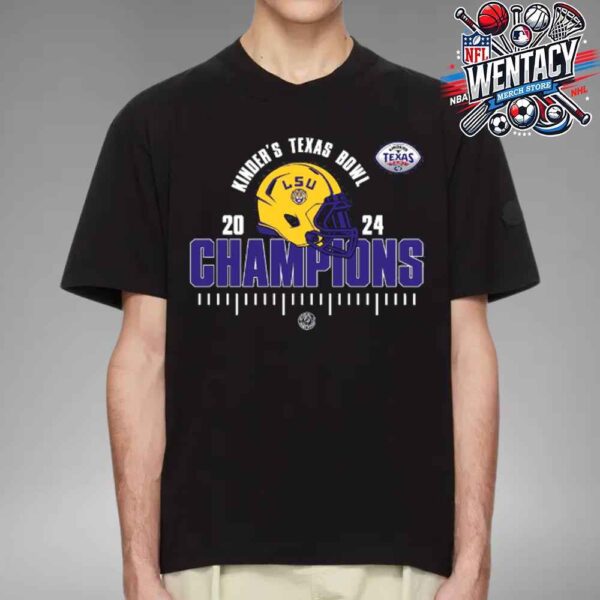 LSU Tigers 2024 Kinder’s Texas Bowl Champions College Football 2024 Unisex T-Shirt