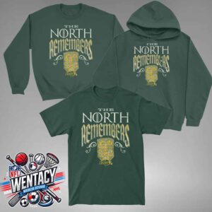 North Dakota State Bison Football 2024-2025 NCAA Division I FCS National Champions The North Remembers Unisex T-Shirt Hoodie Long Sleeve