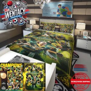 North Dakota State Bison Football Is The 2024 NCAA FCS Football Championship Champion For Living Bedding Set