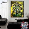 North Dakota State Bison Football is the 2024 NCAA FCS Football Championship Champion Double-Digit Dynasty Home Decor Poster Canvas