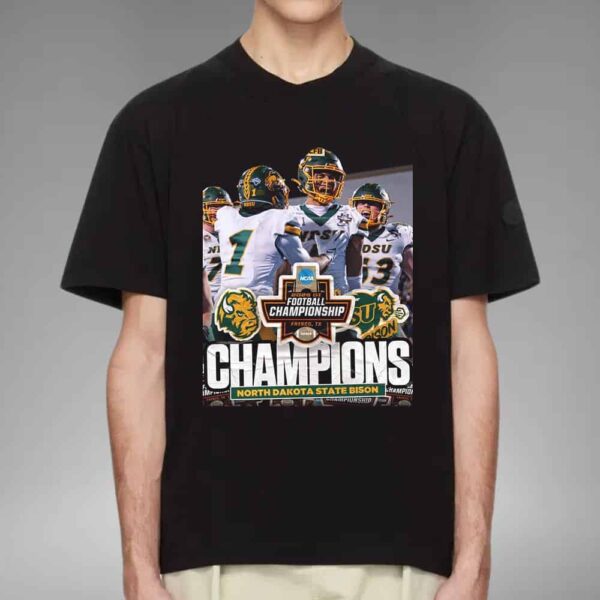 North Dakota State Bison NCAA 2024-25 DI Football Championship In Frisco Tx Unisex T-Shirt