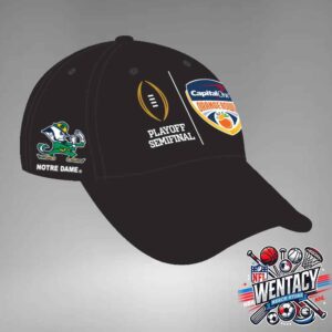 Notre Dame Fighting Irish Mascot College Football Playoff Semifinal At The Capital One Orange Bowl 2025 Classic Hat-Cap