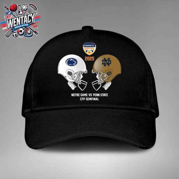 Notre Dame Fighting Irish Vs Penn State Nittany Lions CFP Semifinal Capital One Orange Bowl 2025 Hat-Cap