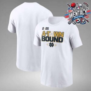 Notre Dame Fighting Irish X Nike College Football Playoff 2025 National Championship Game A-Town Bound Unisex T-Shirt